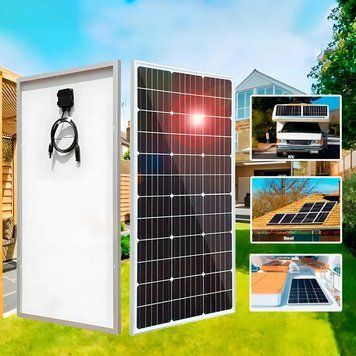 Монокристаллическая солнечная панель 100W SoLarPanel JM-100M