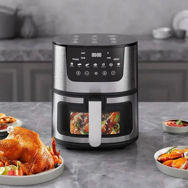Friteuză cu aer Silver Crest 8L 4200W fără ulei
